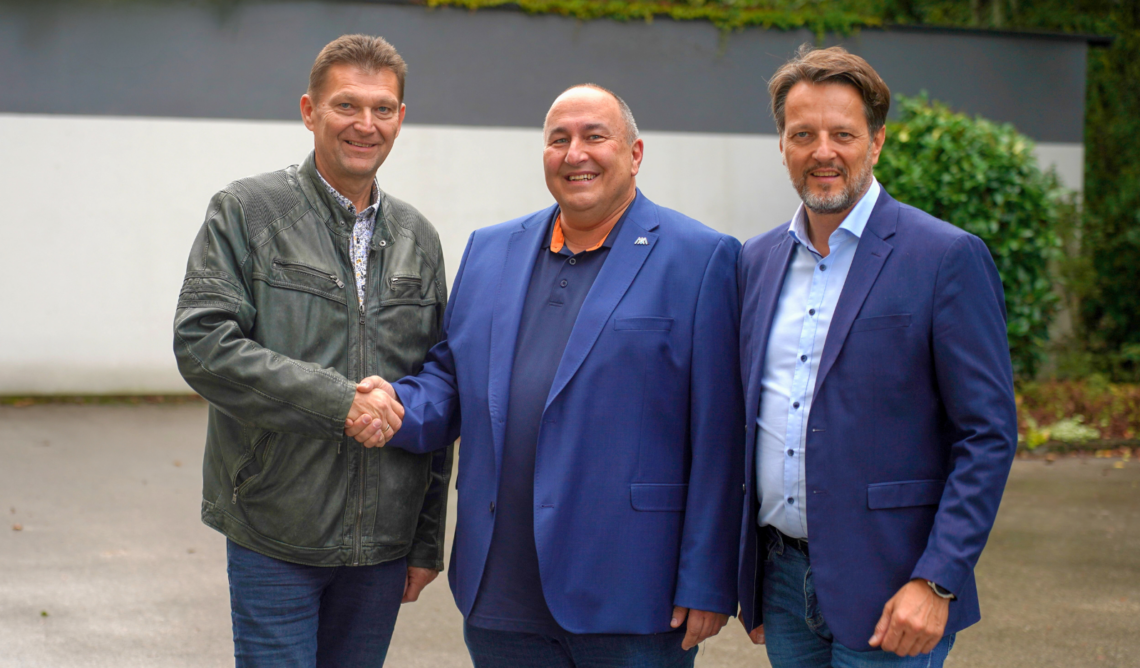 Gemeinsam für Amstetten: SPÖ-Fraktionschef Helfried Blutsch, Harald Wiesauer und SPÖ-Vizebürgermeister Gerhard Riegler (v.l.n.r.).