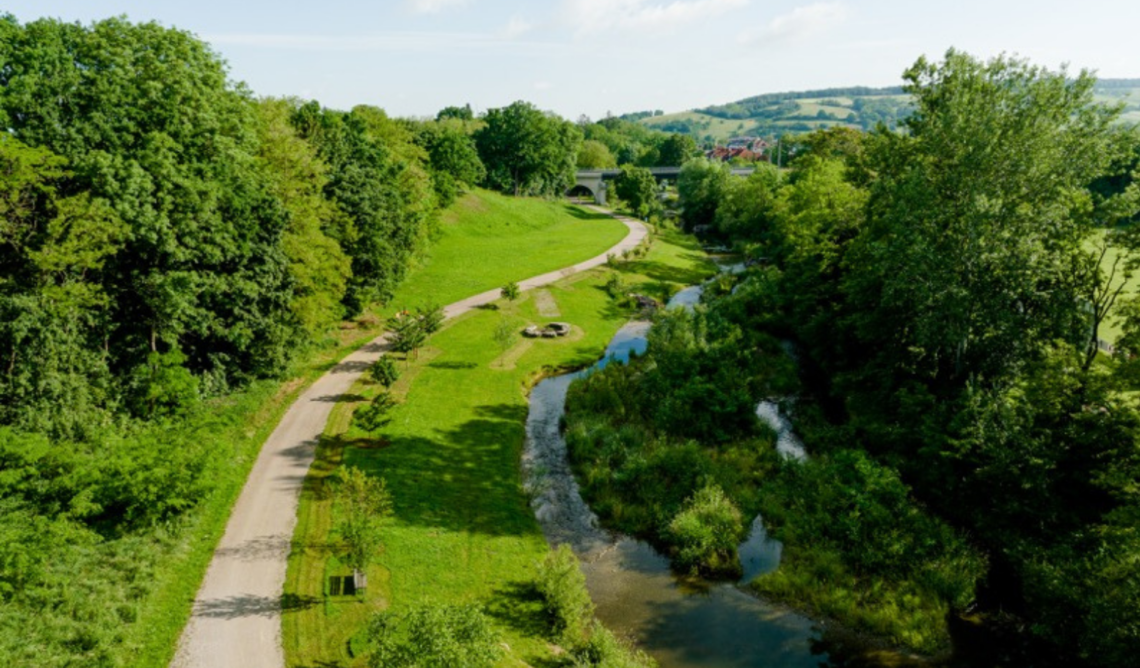 Dank der Renaturierung des Michelbachs konnte die Lebensqualität für die Bevölkerung verbessert werden.