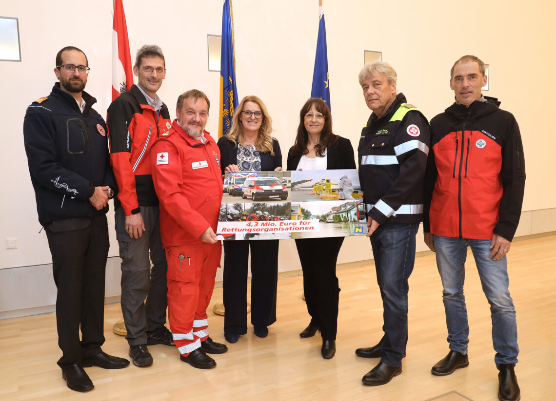 Förderung Rettungsorganisationen NÖ