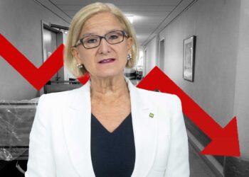 Fotomontage als Symbolbild zur Gemeinderatswahl NÖ 2025 und den geplanten Spitalschließungen.