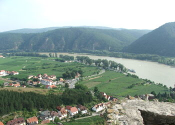 Titelbild Gemeinderatswahl NÖ 2025. Panoramablick auf die Wachau in Niederösterreich