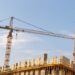 Kräne auf einer Baustelle