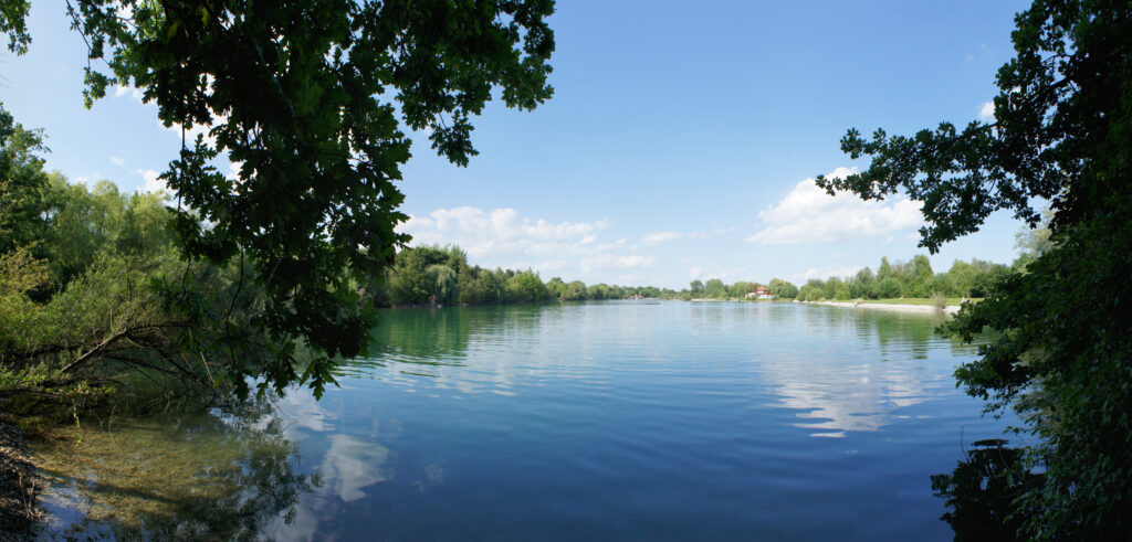 Der Ratzersdorfer See in St. Pölten.