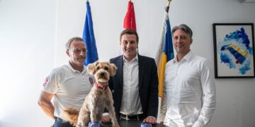Hergovich, Bruschek und Serringer bei Pressekonferenz