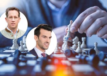 Eigene Fotomontage zeigt Udo Landbauer und Reinhard Teufel.