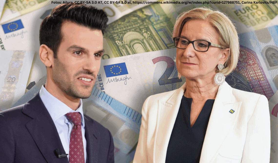 Symbolbild: Eigene Fotomontage zeigt Johanna Mikl-Leitner und Udo Landbauer.