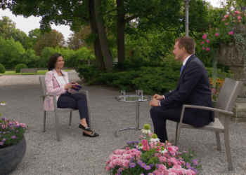 Sven Hergovich beim ORF-Sommergespräch.