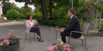 Sven Hergovich beim ORF-Sommergespräch.