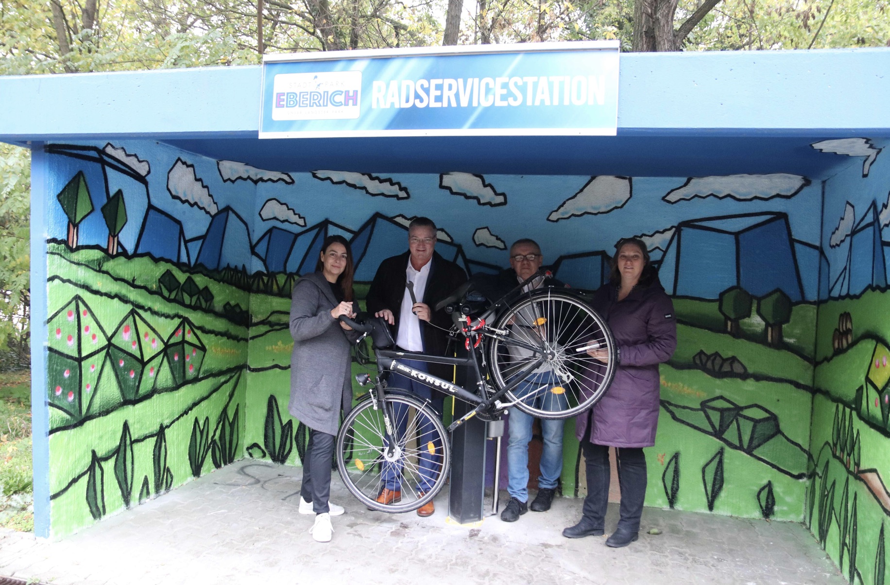 Eröffnung der Bike Service Station