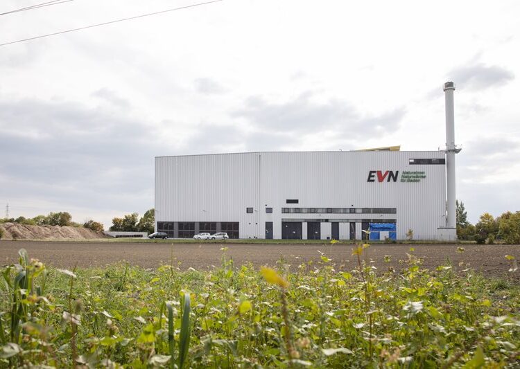 Biomasseheizkraftwerk der EVN in Baden