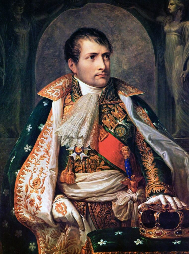 Napoleon Bonaparte Quelle: WikiCommons/Porträt von Andrea Appiani 1805/https://de.wikipedia.org/wiki/Napoleon_Bonaparte#/media/Datei:Napoleon_I_of_France_by_Andrea_Appiani.jpg