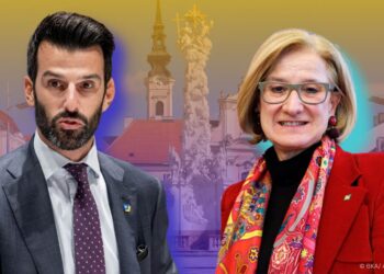 Landeshauptfrau Johanna Mikl-Leitner und ihr Stellvertreter Udo Landbauer.