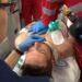Notarzt bei der Arbeit