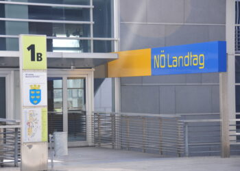 Das Landhaus St. Pölten, Sitz der niederösterreichischen Landesregierung und des Landtags.