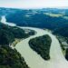 Donau Luftaufnahme