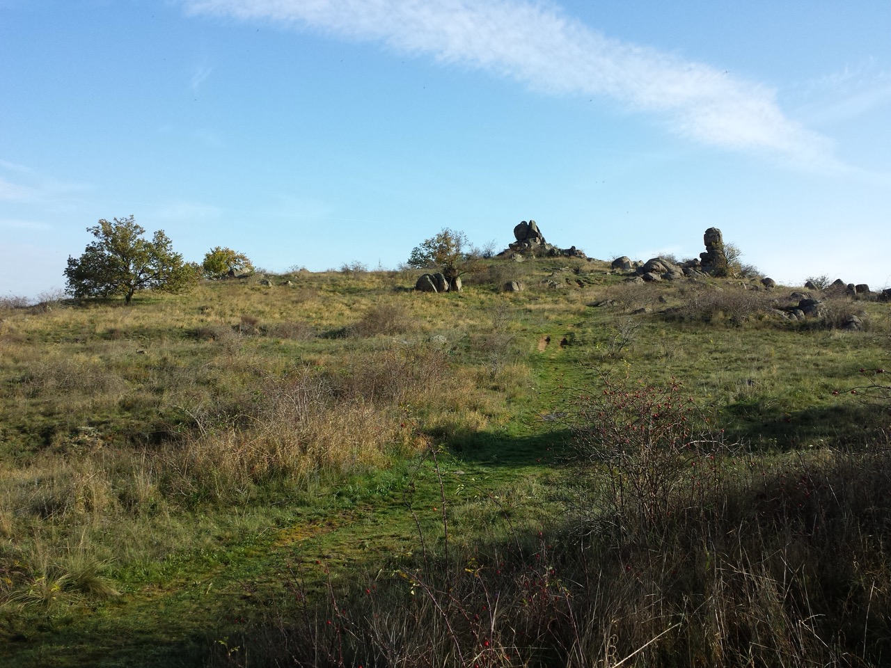 Die Kogelsteine erinnern heute kaum noch an die Inseln im tropischen Meer, die sie früher waren. Bild: WikiCommons/https://commons.wikimedia.org/w/index.php?curid=36567331 