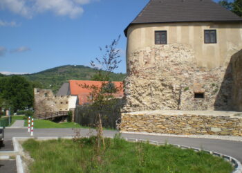 Überreste des römischen Kastells Favianis in Mautern an der Donau.