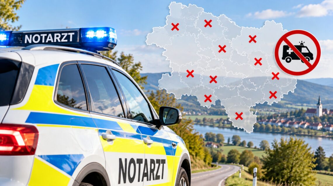 Symbolbild eines Notarztautos für Schließungen der Standorte in Niederösterreich